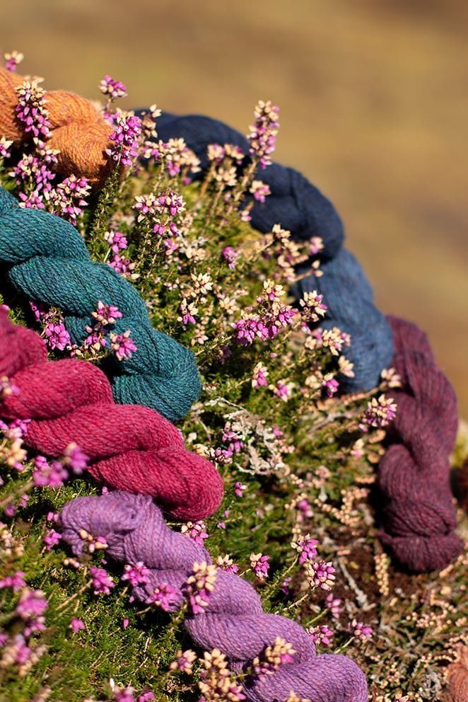 Hebridean 2 Ply Moorland Colours by Alice Starmore