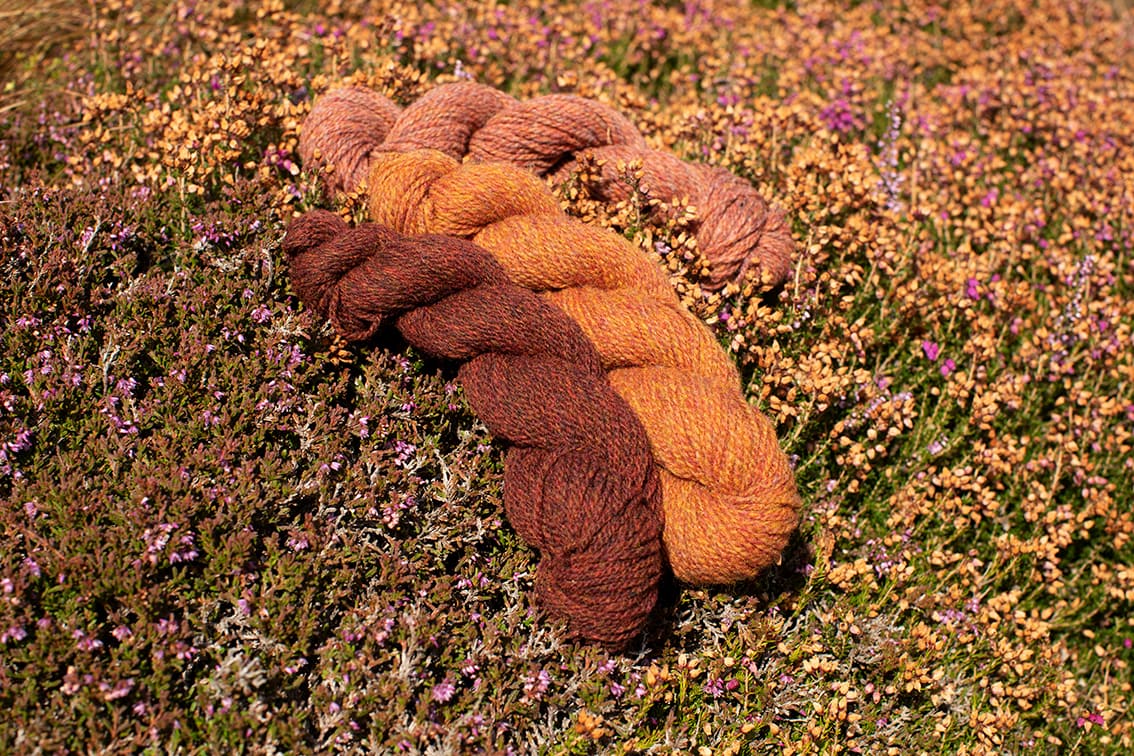 Hebridean 2 Ply Moorland Colours by Alice Starmore