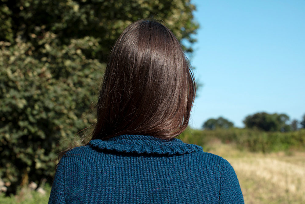 Petronella patterncard kit design by Alice Starmore in pure wool Bainin hand knitting yarn