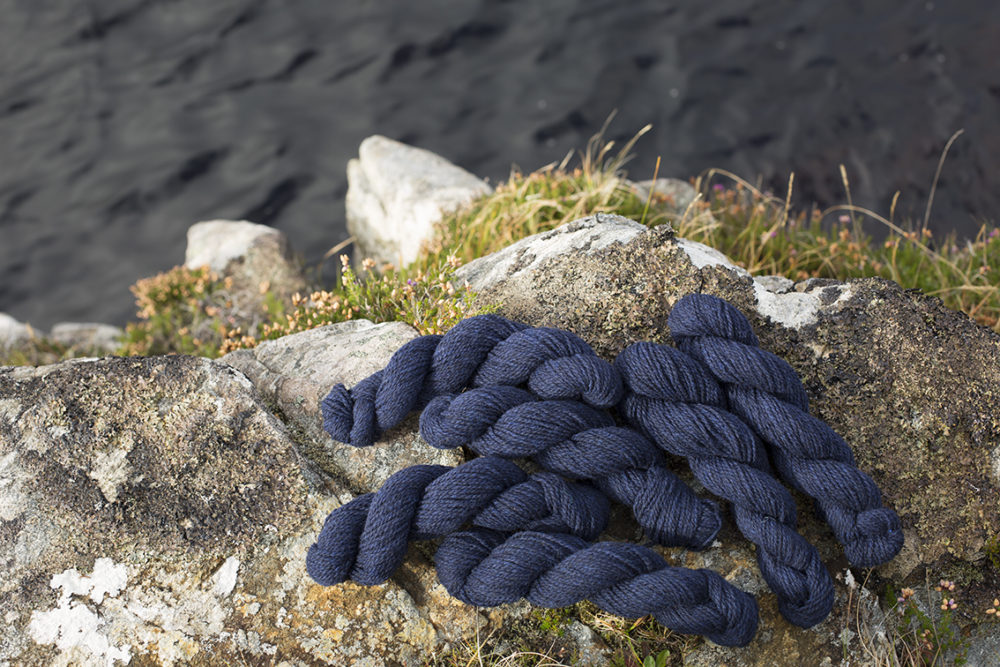 Alice Starmore 2 Ply Hebridean hand knitting yarn in Kelpie