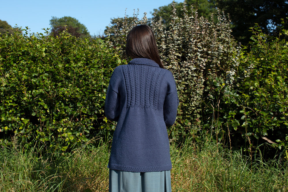 Mendocino patterncard knitwear design by Alice Starmore in pure wool Bainin hand knitting yarn