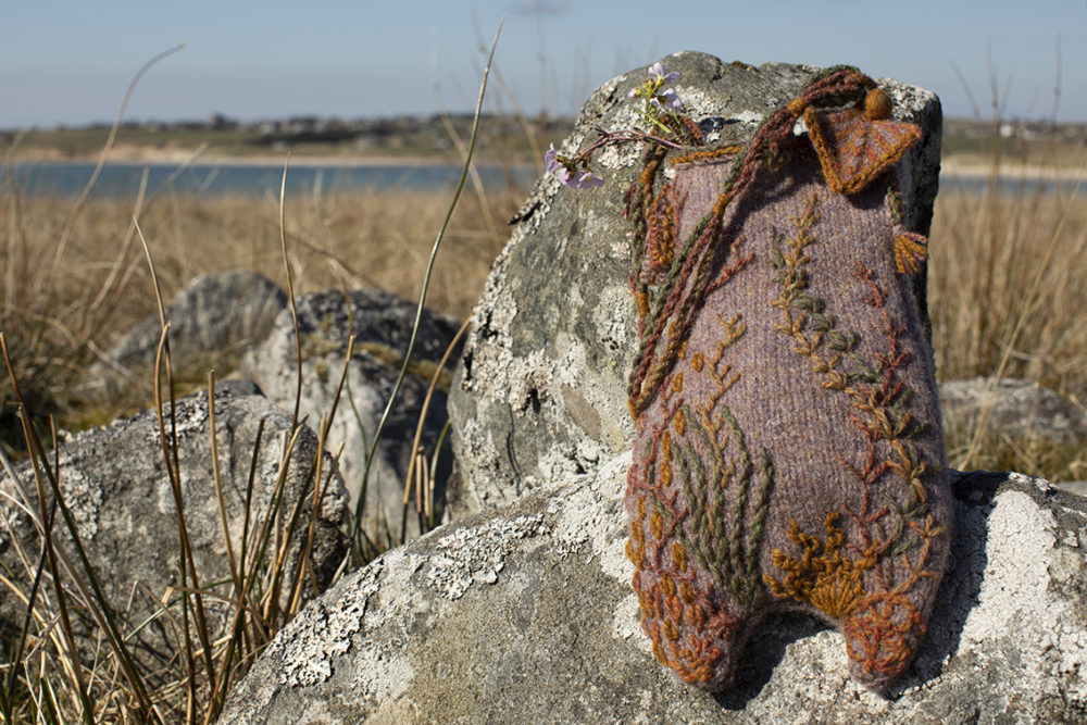 The Mermaid's Purse hand knitwear design by Alice Starmore