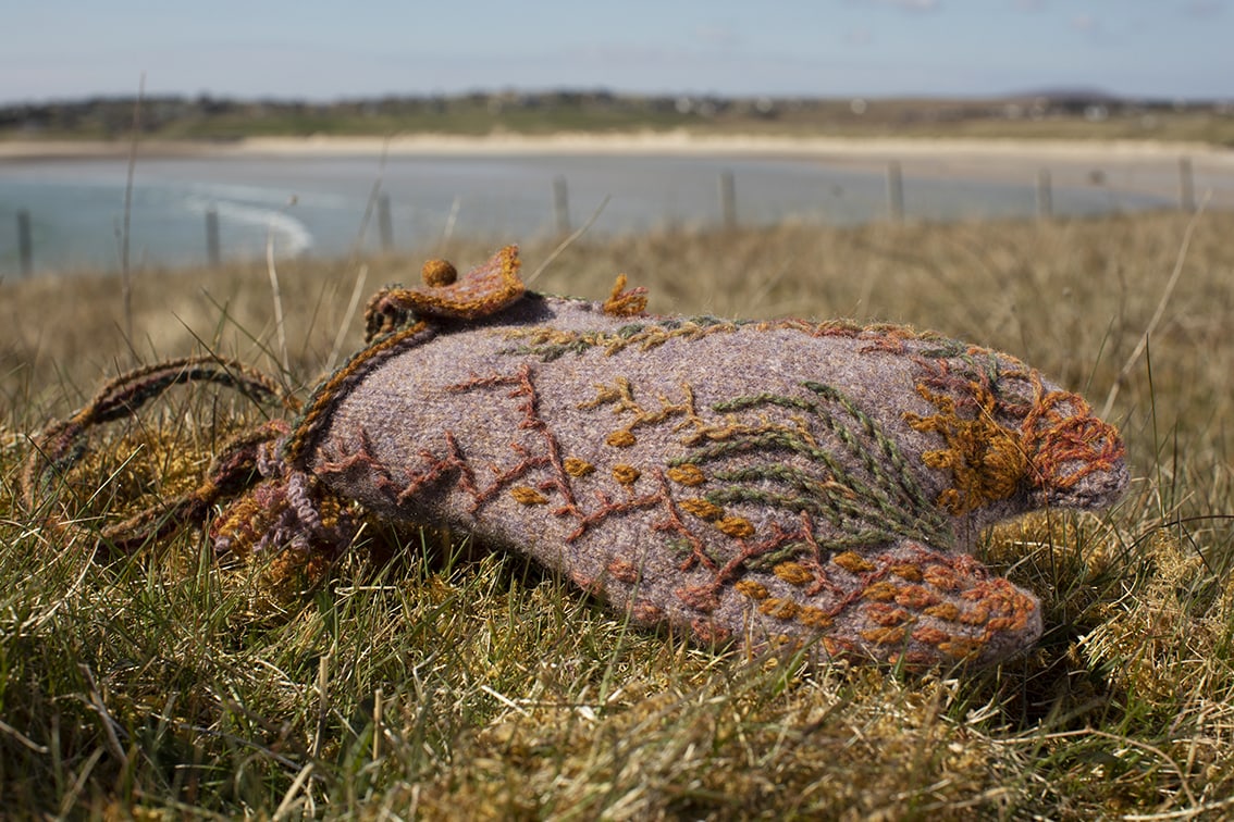 The Mermaid's Purse hand knitwear design by Alice Starmore