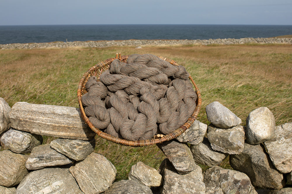 Alice Starmore Hebridean 2 Ply hand knitting yarn in special edition Hiort colour