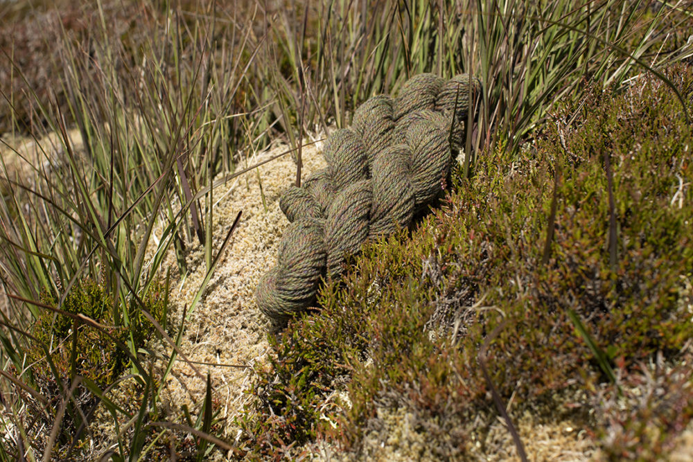 Alice Starmore 2 Ply Hebridean hand knitting yarn in Machair