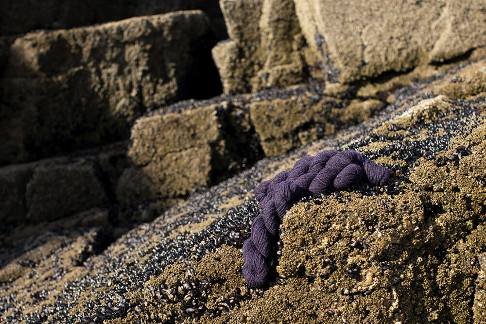 Alice Starmore 2 Ply Hebridean hand knitting yarn in Limpet