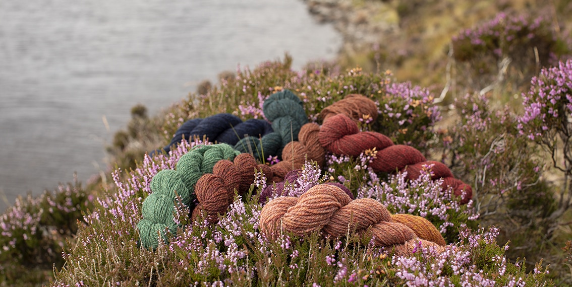 Alice Starmore 2 Ply Hebridean hand knitting yarn
