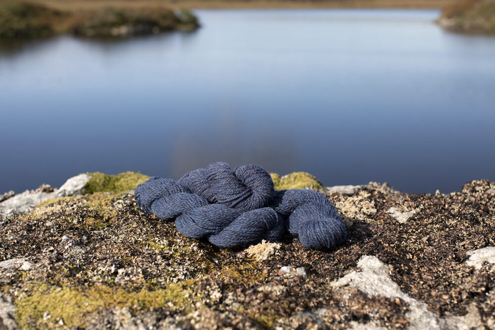 Alice Starmore 2 Ply Hebridean hand knitting yarn in Storm Petrel