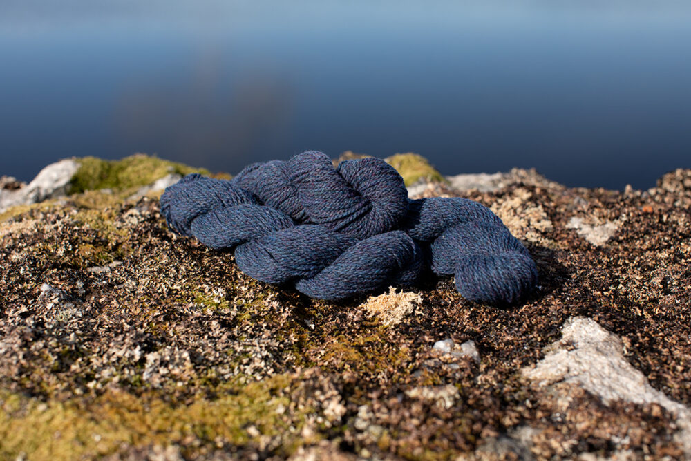 Alice Starmore 2 Ply Hebridean hand knitting yarn in Storm Petrel