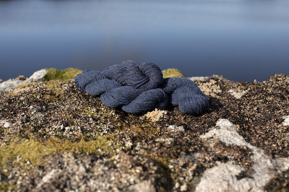 Alice Starmore 2 Ply Hebridean hand knitting yarn in Storm Petrel