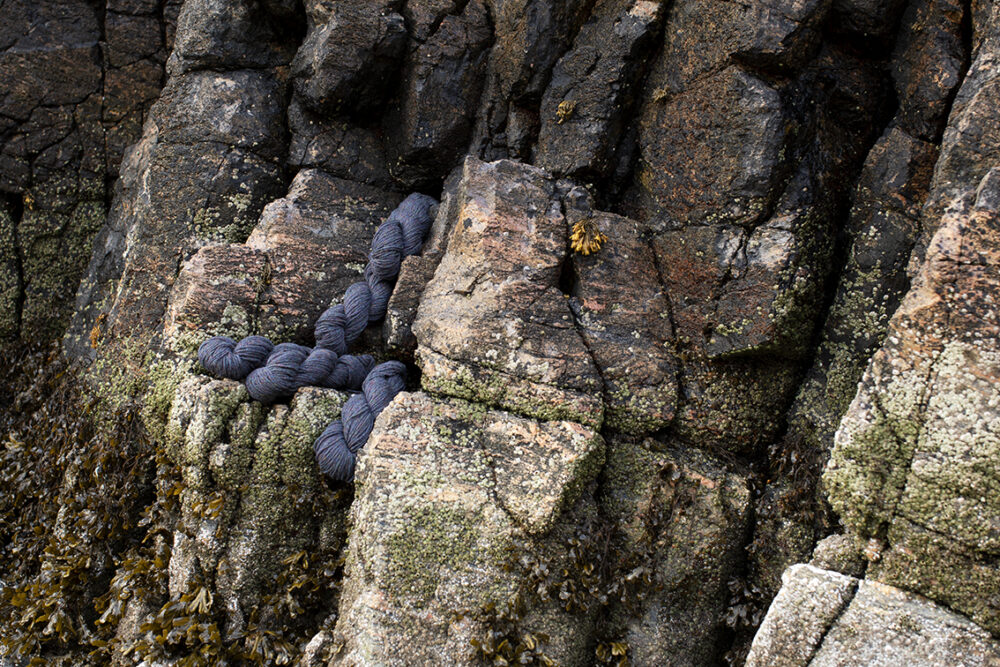 Alice Starmore 2 Ply Hebridean hand knitting yarn in Selkie