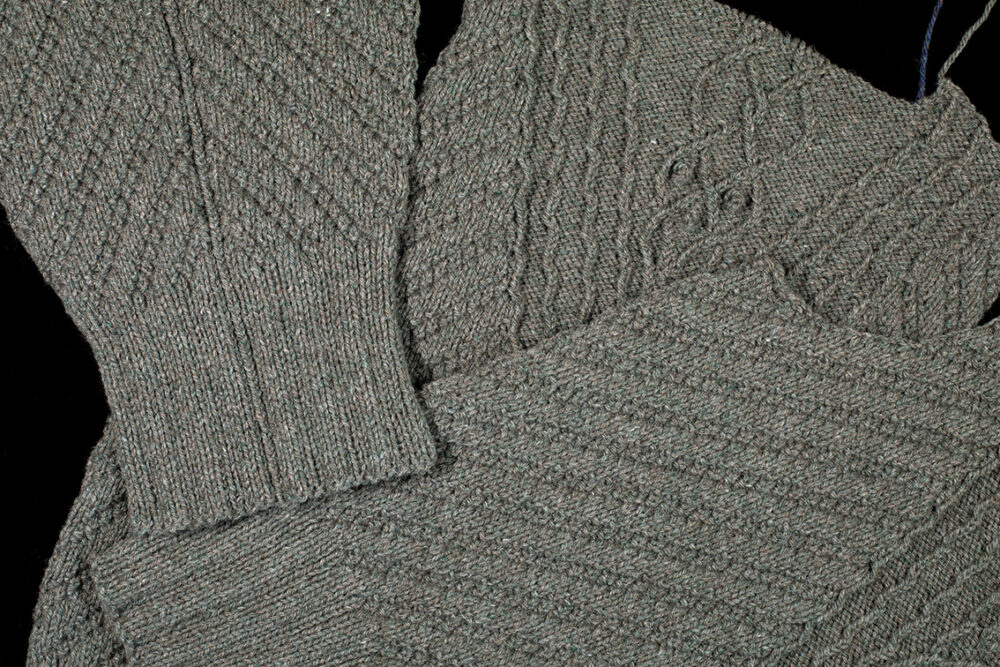 Staran patterncard kit design by Alice Starmore in Hebridean 3 Ply yarn