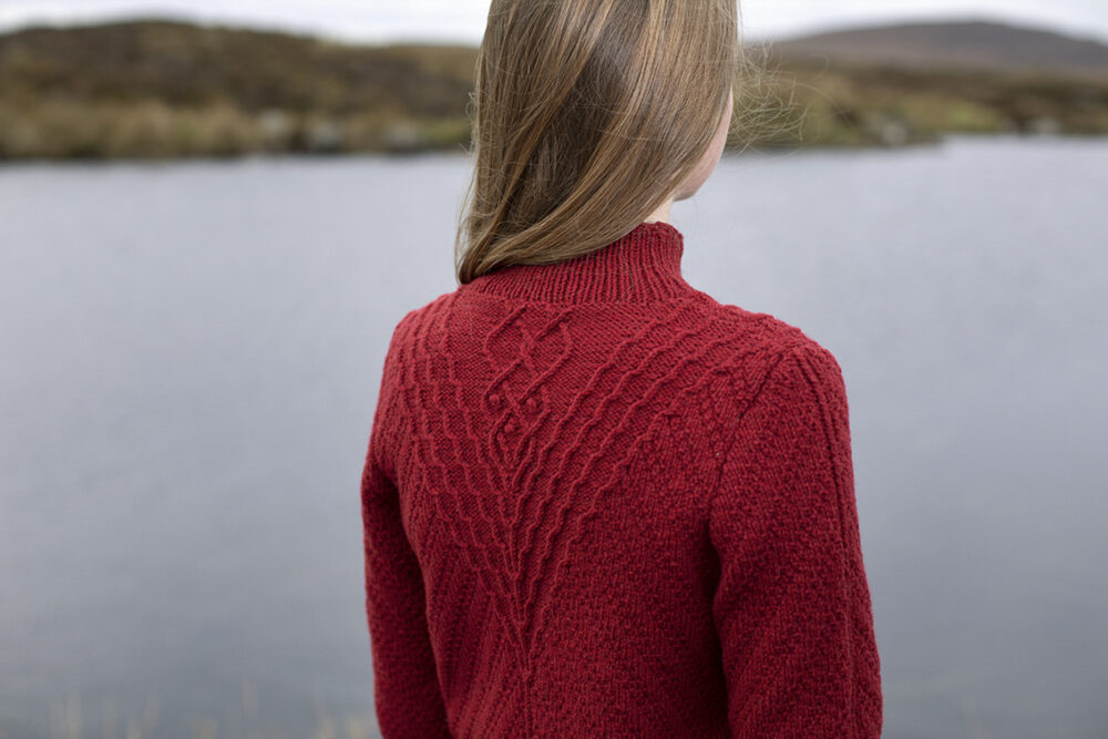 Staran patterncard kit design by Alice Starmore in Hebridean 3 Ply yarn