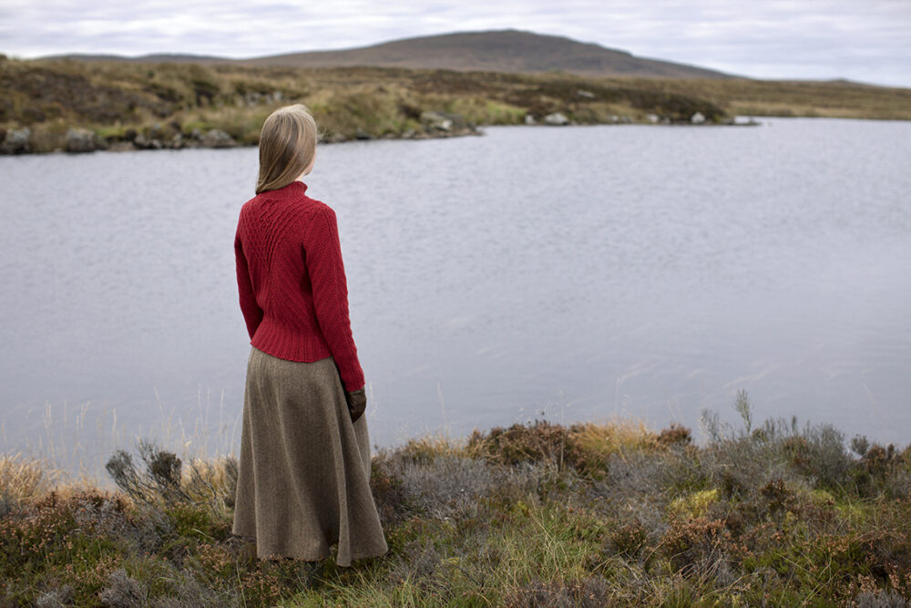 Staran patterncard kit design by Alice Starmore in Hebridean 3 Ply yarn