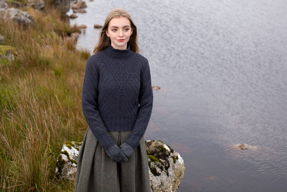 Staran patterncard kit design by Alice Starmore in Hebridean 3 Ply yarn