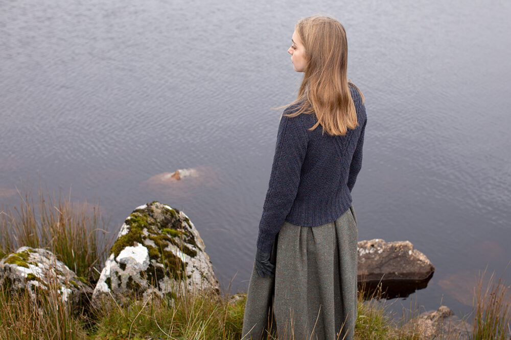 Staran patterncard kit design by Alice Starmore in Hebridean 3 Ply yarn