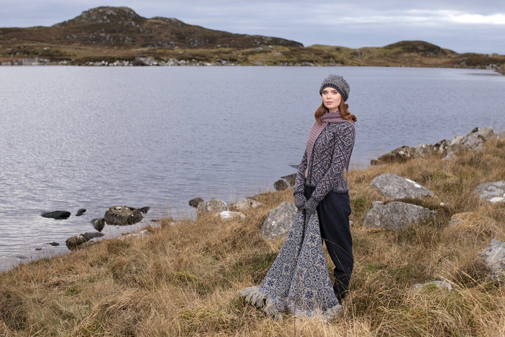 Kelpie's Tears, Elizabethan Jacket, Persian Tiles & Briodag designs by Alice & Jade Starmore