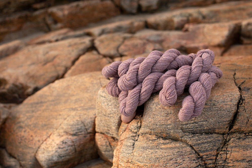 Alice Starmore 2 Ply Hebridean hand knitting yarn in Driftwood