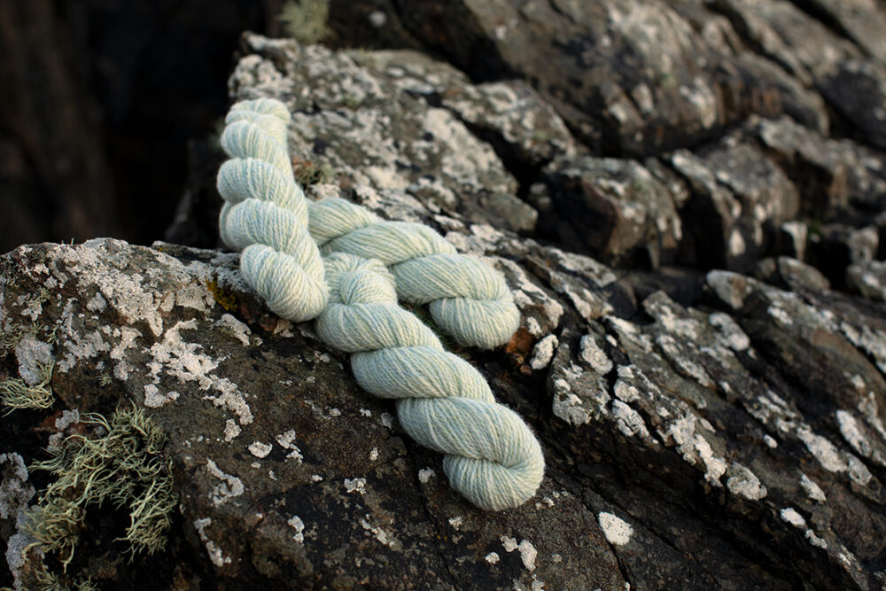 Alice Starmore 2 Ply Hebridean hand knitting yarn in Solan Goose