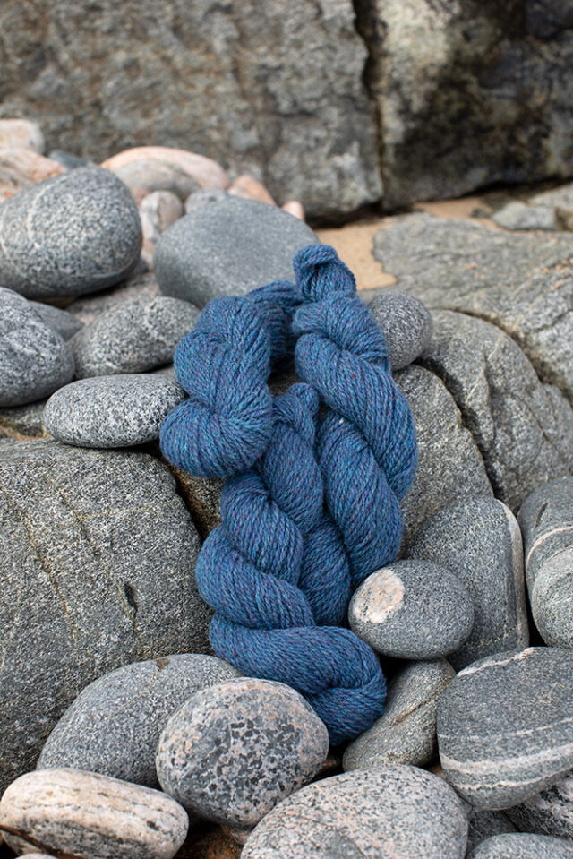 Alice Starmore 2 Ply Hebridean hand knitting yarn in Shearwater