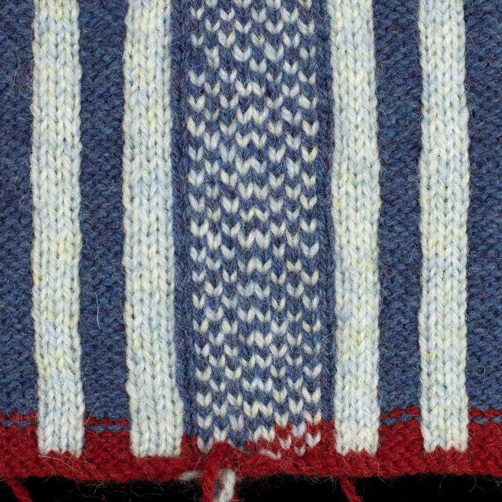 Polaris patterncard kit design by Alice Starmore in Hebridean 2 Ply yarn