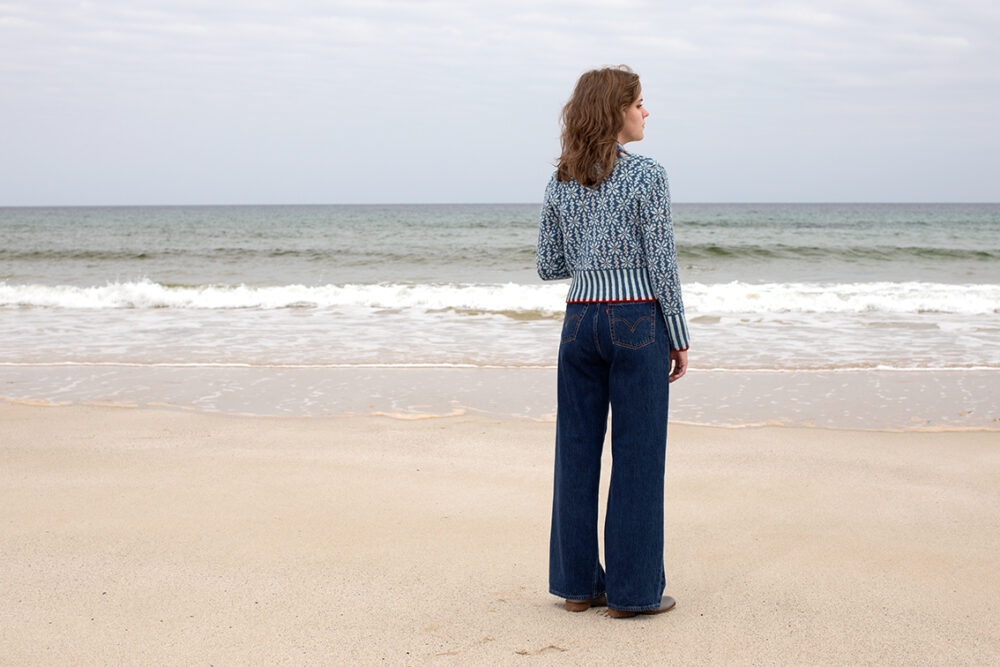 Polaris patterncard kit design by Alice & Jade Starmore in Hebridean 2 Ply yarn