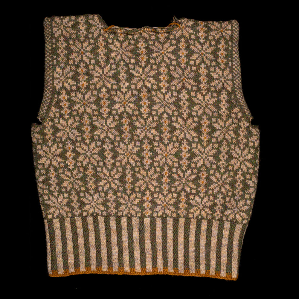 Polaris patterncard kit design by Alice Starmore in Hebridean 2 Ply yarn