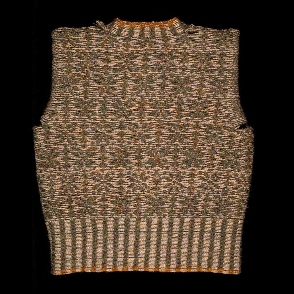 Polaris patterncard kit design by Alice Starmore in Hebridean 2 Ply yarn