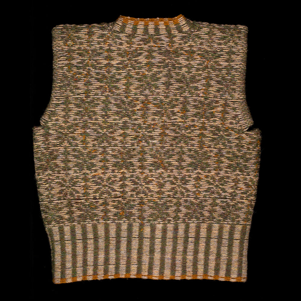 Polaris patterncard kit design by Alice Starmore in Hebridean 2 Ply yarn