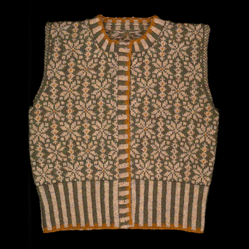 Polaris patterncard kit design by Alice Starmore in Hebridean 2 Ply yarn