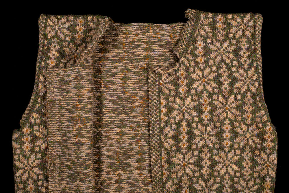 Polaris patterncard kit design by Alice Starmore in Hebridean 2 Ply yarn