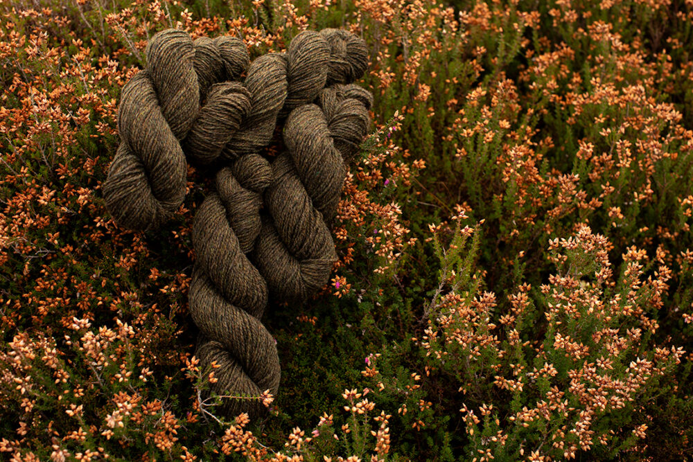 Alice Starmore 2 Ply Hebridean hand knitting yarn in Glen