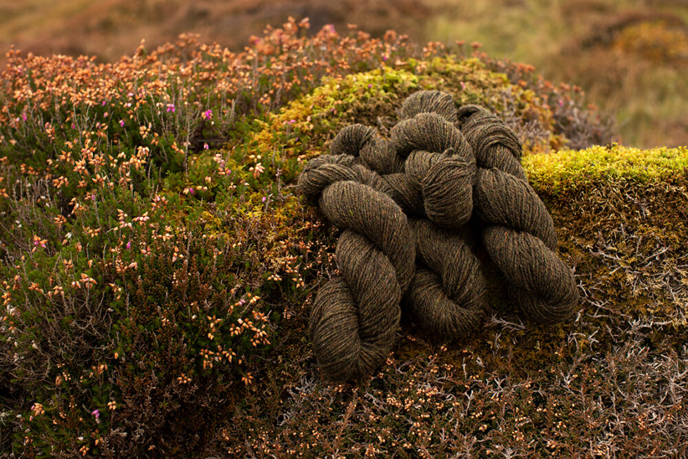 Alice Starmore 2 Ply Hebridean hand knitting yarn in Glen