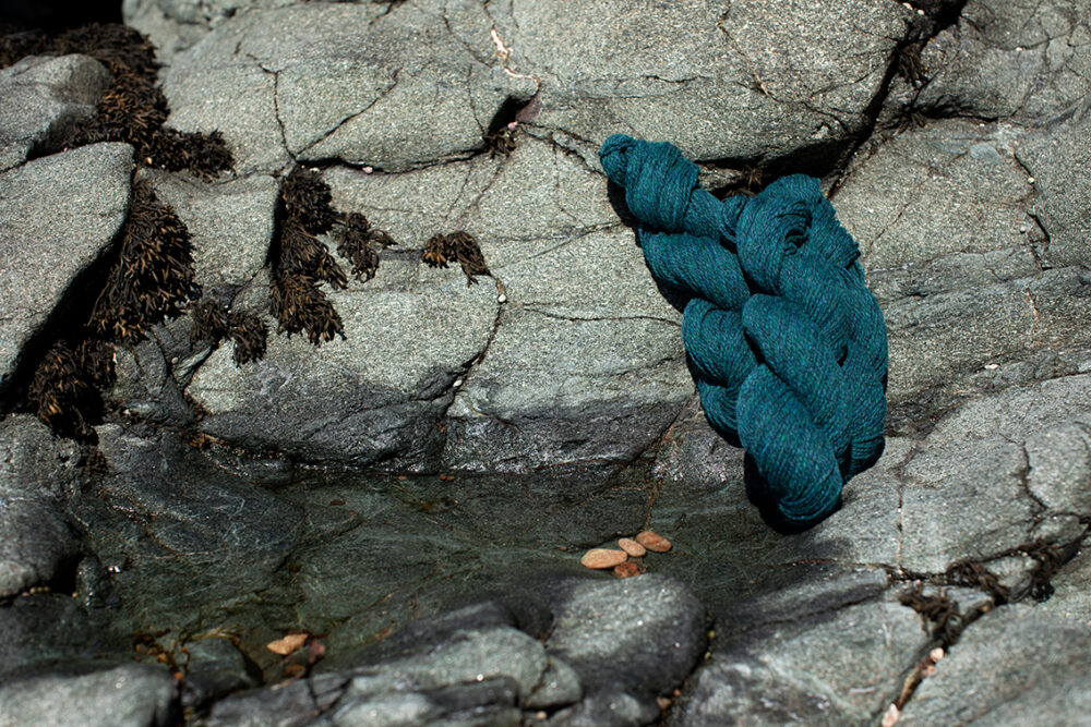 Alice Starmore Hebridean 2 Ply pure new British wool hand knitting Yarn in Lapwing colour