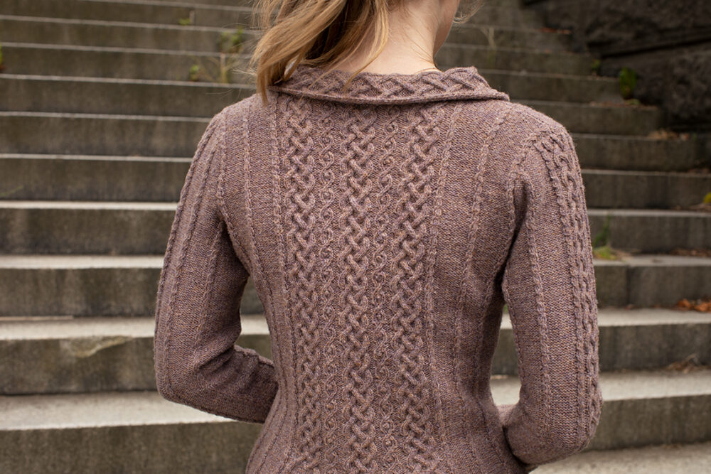 Eala Bhan hand knitwear design from the book Aran Knitting by Alice Starmore