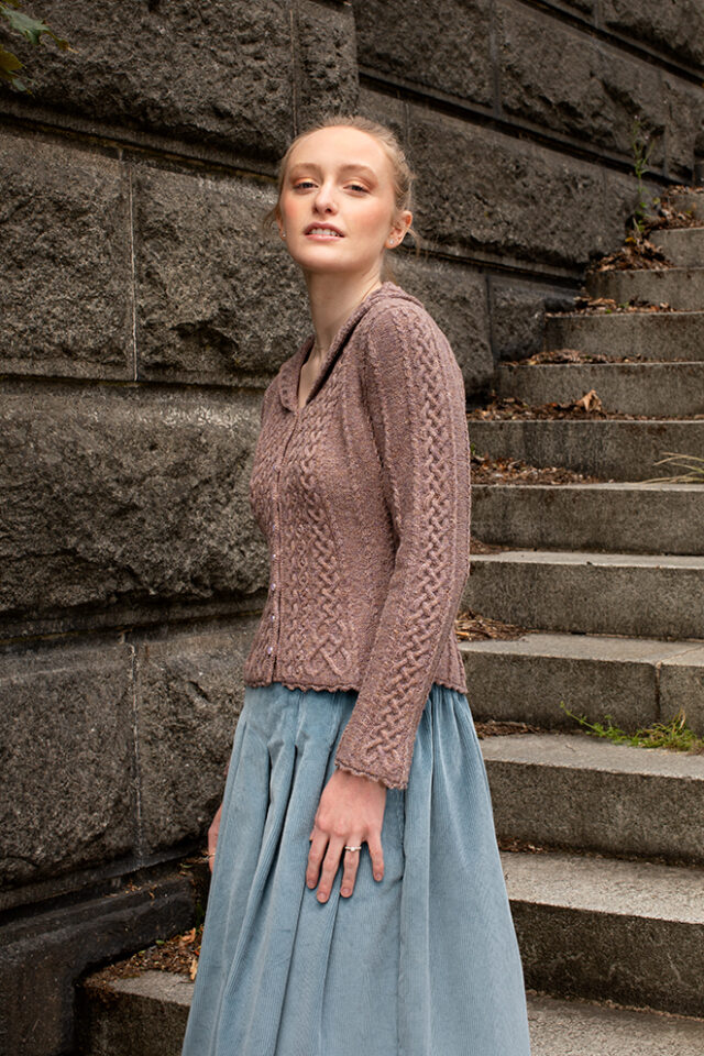 Eala Bhan hand knitwear design from the book Aran Knitting by Alice Starmore