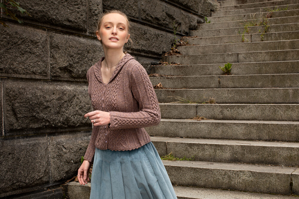 Eala Bhan hand knitwear design from the book Aran Knitting by Alice Starmore