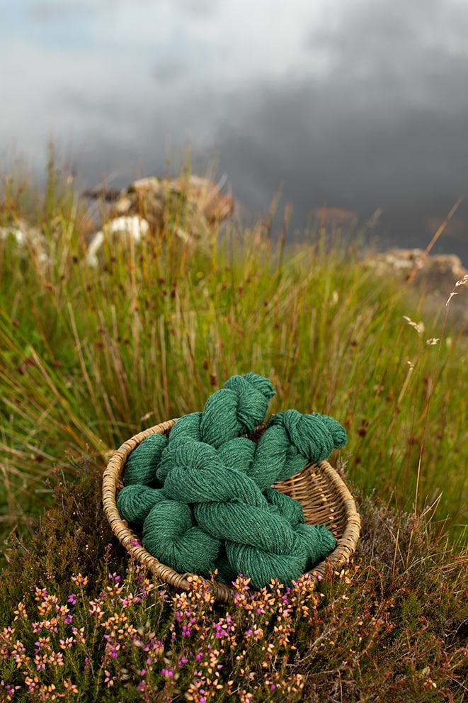 Alice Starmore Hebridean 3 Ply pure new British wool hand knitting Yarn in Bogbean colour