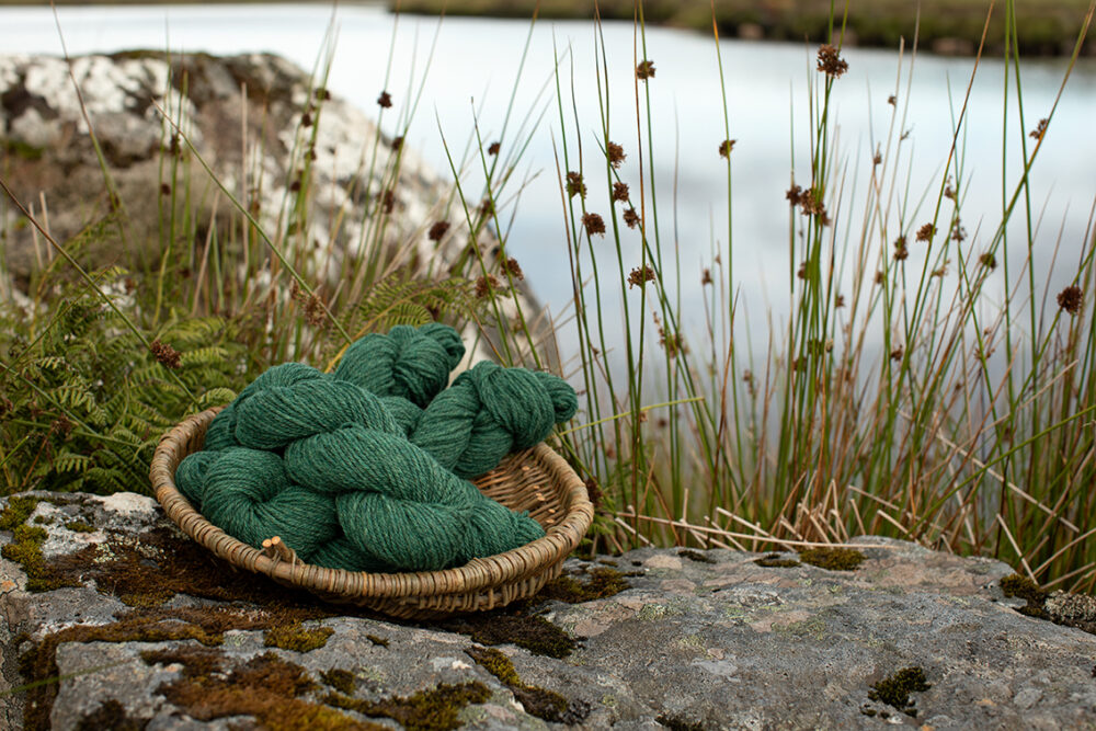 Alice Starmore Hebridean 3 Ply pure new British wool hand knitting Yarn in Bogbean colour