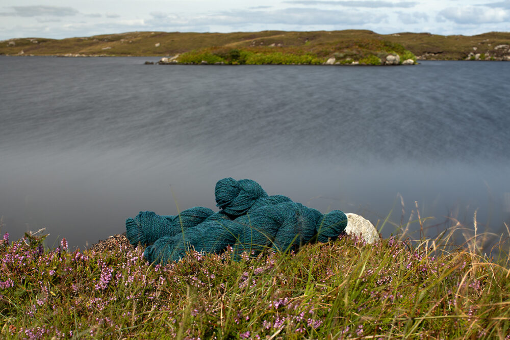 Alice Starmore Hebridean 2 Ply pure new British wool hand knitting Yarn in Lapwing colour