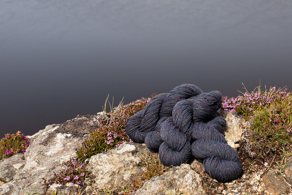 Alice Starmore Hebridean 3 Ply pure new British wool hand knitting Yarn in Selkie colour