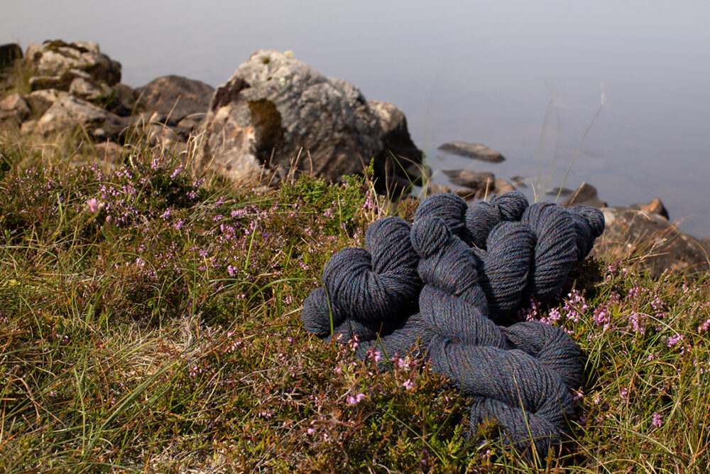 Alice Starmore Hebridean 3 Ply pure new British wool hand knitting Yarn in Selkie colour