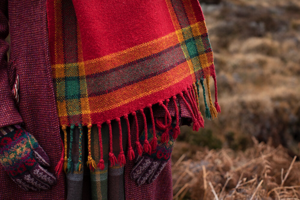 Woven Designs by Alice Starmore using Hebridean 2 Ply