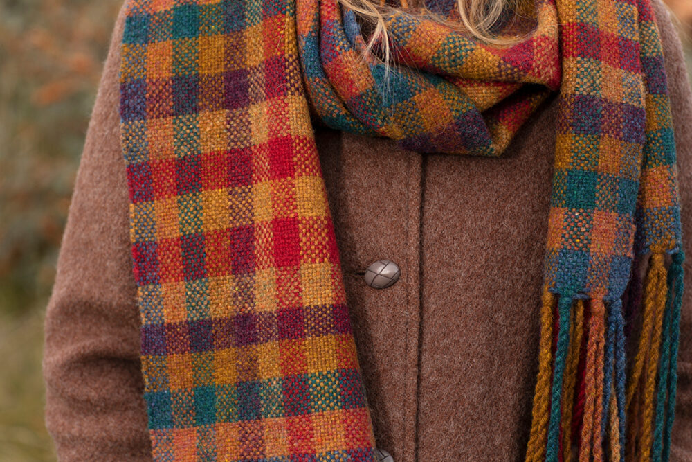 Woven Designs by Alice Starmore using Hebridean 2 Ply