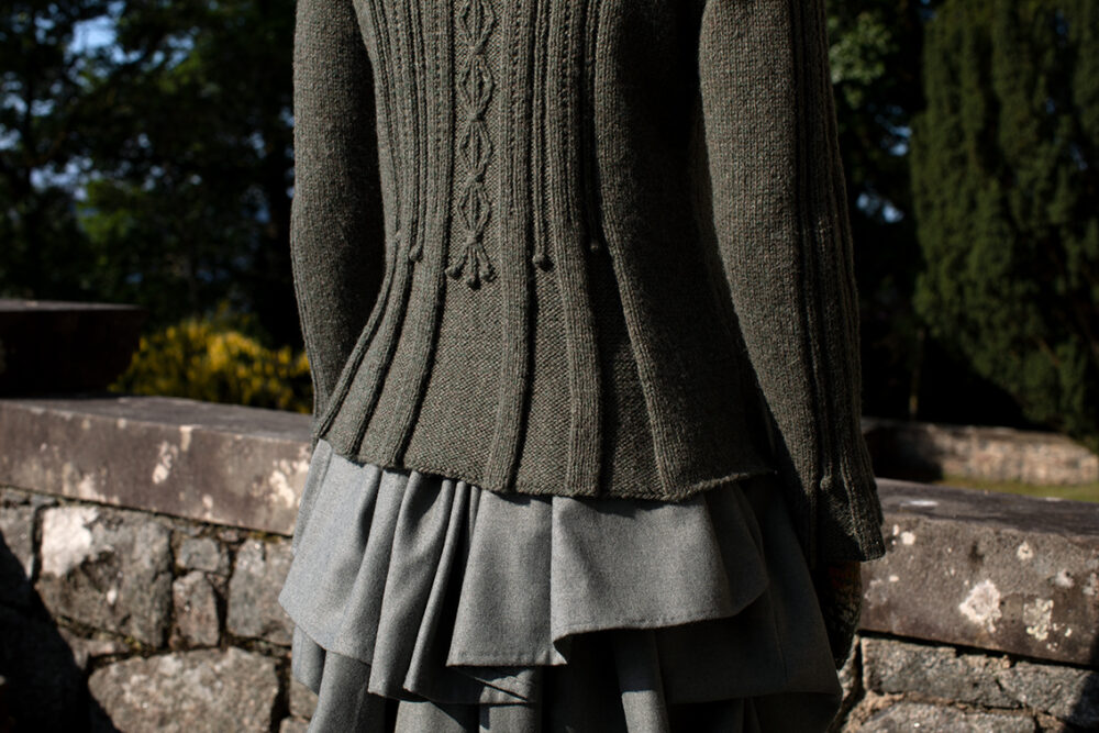 Strathspey patterncard kit by Alice Starmore in Hebridean 3 Ply pure British wool hand knitting yarn