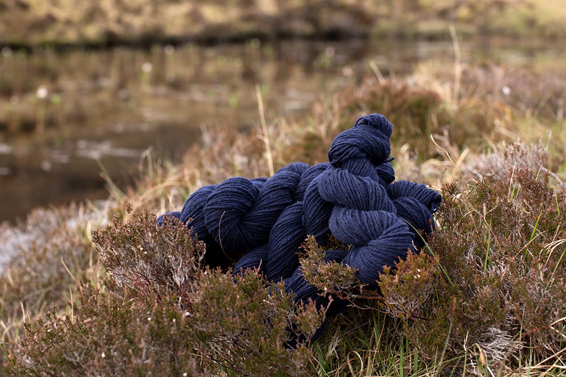 Alice Starmore Hebridean 3 Ply pure new British wool hand knitting Yarn in Kelpie colour