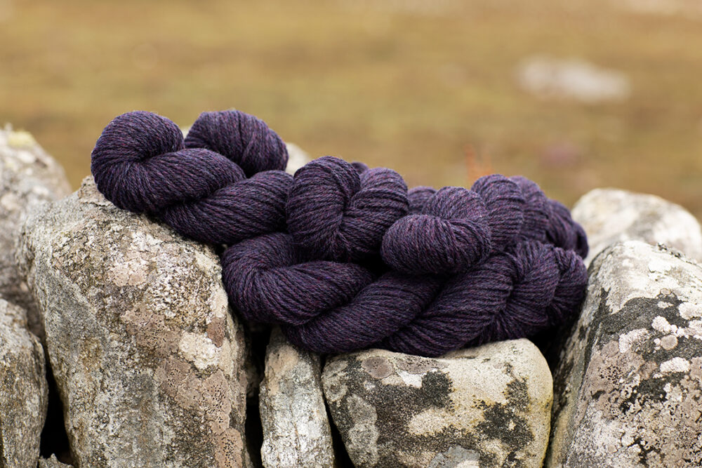Alice Starmore Hebridean 3 Ply pure new British wool hand knitting Yarn in Limpet colour