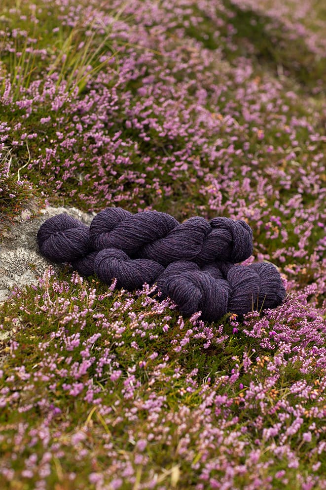 Alice Starmore Hebridean 3 Ply pure new British wool hand knitting Yarn in Limpet colour