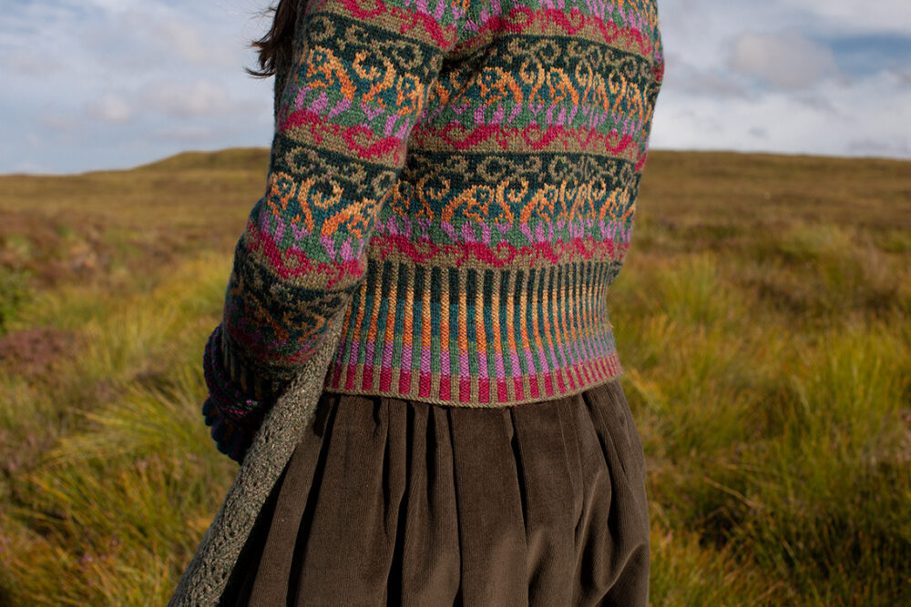 Creative Course 2 - Dún Cuff design from the Queen of the Waves collection by Alice Starmore