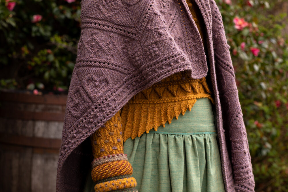 Infinite Cable Online Class Design by Alice Starmore in Driftwood Hebridean 3 Ply